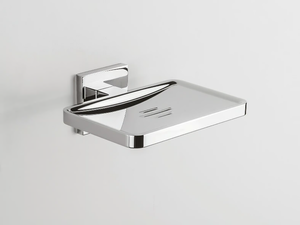 BASICQ B3781 - Wall-mounted chromed brass soap dish _ Colombo Design